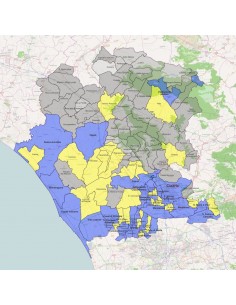 Mappa dei comuni della provincia di Caserta KML 2