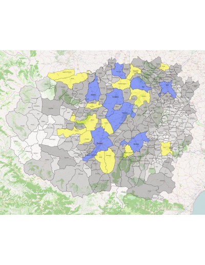 Mappa dei comuni della provincia di Cuneo KML