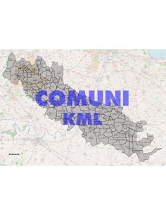 Mappa dei comuni della provincia di Cremona KML