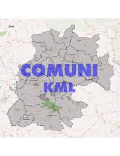 Mappa dei comuni della provincia di Enna KML
