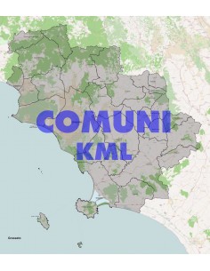 Mappa dei comuni della provincia di Grosseto KML