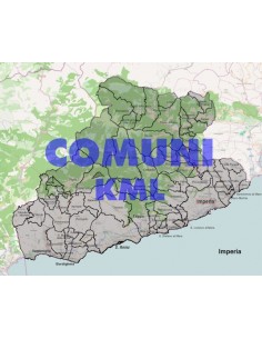 Mappa dei comuni della provincia di Imperia KML