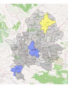 Mappa dei comuni della provincia di Isernia KML 2