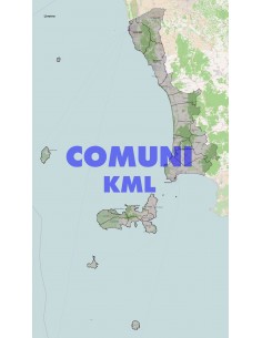 Mappa dei comuni della provincia di Livorno KML
