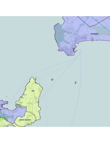 Mappa dei comuni della provincia di Livorno KML