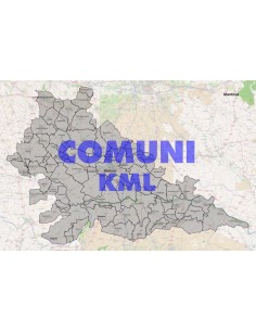 Mappa dei comuni della provincia di Mantova KML