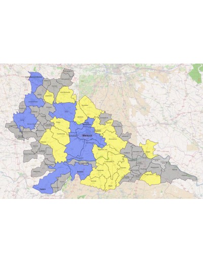 Mappa dei comuni della provincia di Mantova KML