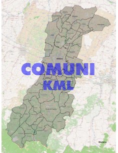 Mappa dei comuni della provincia di Modena KML