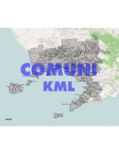 Mappa dei comuni della provincia di Napoli KML