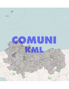Mappa dei comuni della provincia di Palermo KML