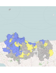 Mappa dei comuni della provincia di Palermo KML 2