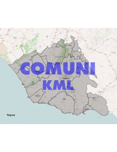 Mappa dei comuni della provincia di Ragusa KML