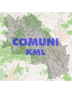 Mappa dei comuni della provincia di Siena KML