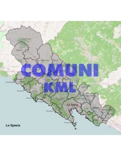 Mappa dei comuni della provincia di La Spezia KML