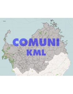 Mappa dei comuni della provincia di Sassari KML