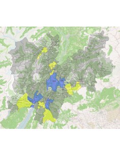 Mappa dei comuni della provincia di Trento KML 2
