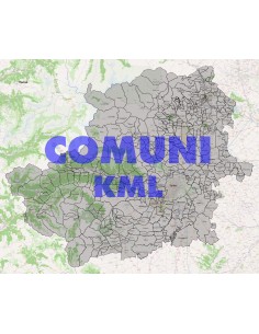 Mappa dei comuni della provincia di Torino KML