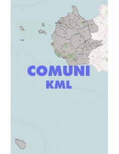 Mappa dei comuni della provincia di Trapani KML