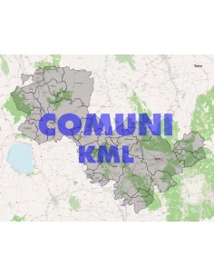 Mappa dei comuni della provincia di Terni KML