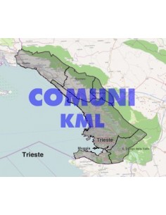 Mappa dei comuni della provincia di Trieste KML