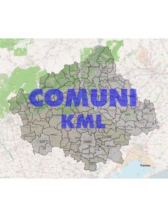 Mappa dei comuni della provincia di Treviso KML