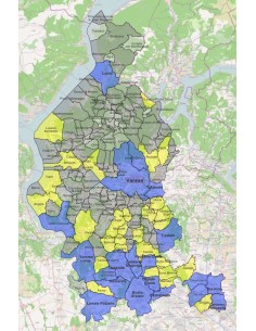 Mappa dei comuni della provincia di Varese KML 2