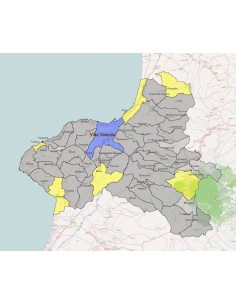 Mappa dei comuni della provincia di Vibo Valentia KML 2