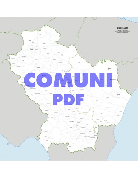 Mappa dei comuni della Basilicata pdf