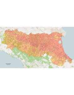 Mappa dei comuni dell'Emilia Romagna pdf 2