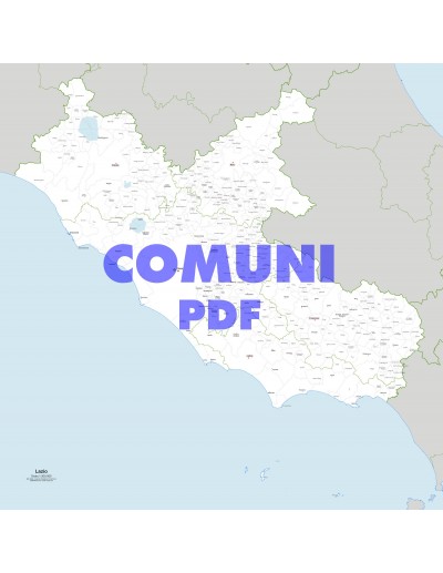 Mappa dei comuni del Lazio pdf