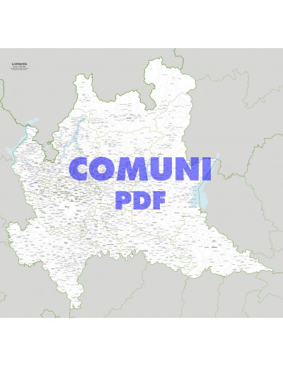 Mappa dei comuni della Lombardia pdf