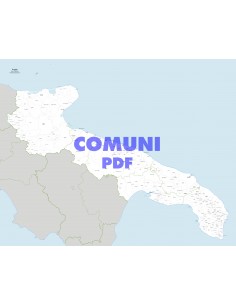 Mappa dei comuni della Puglia pdf