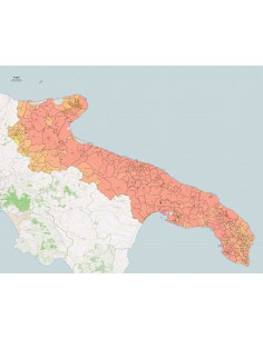 Mappa dei comuni della Puglia pdf 2