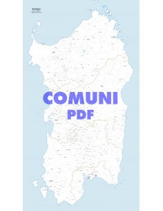 Mappa dei comuni della Sardegna pdf