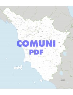 Mappa dei comuni della Toscana pdf