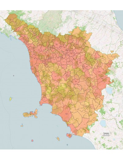 Mappa dei comuni della Toscana pdf