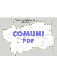 Mappa dei comuni della Valle d'Aosta pdf