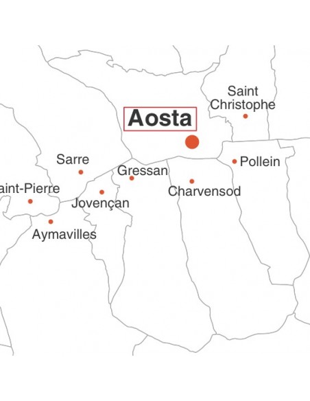 Mappa dei comuni della Valle d'Aosta pdf
