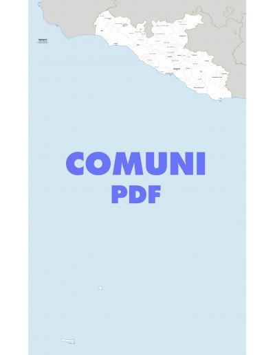Mappa dei comuni della provincia di Agrigento pdf