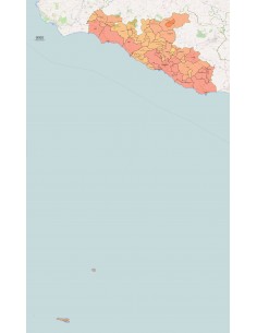 Mappa dei comuni della provincia di Agrigento pdf 2