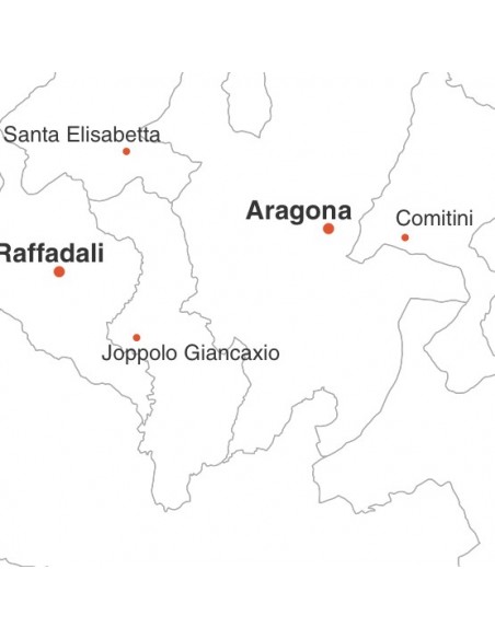 Mappa dei comuni della provincia di Agrigento pdf