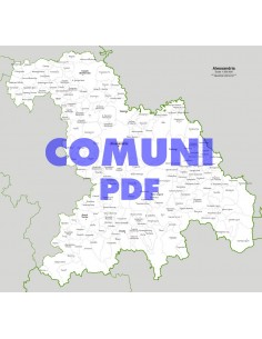 Mappa dei comuni della provincia di Alessandria pdf