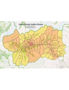 Mappa dei comuni della provincia di Aosta pdf 2