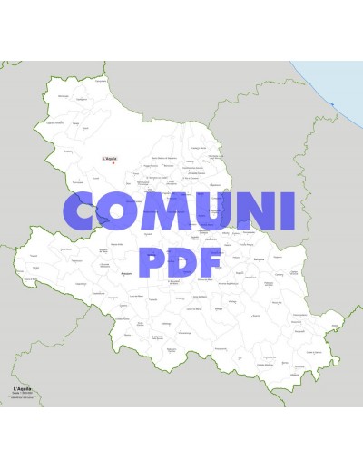 Mappa dei comuni della provincia di L'Aquila pdf