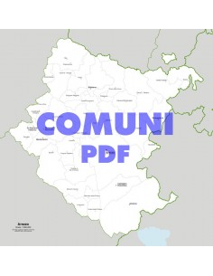 Mappa dei comuni della provincia di Arezzo pdf