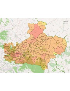 Mappa dei comuni della provincia di Avellino pdf 2