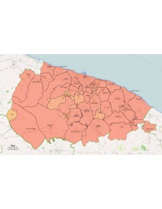 Mappa dei comuni della provincia di Bari pdf 2