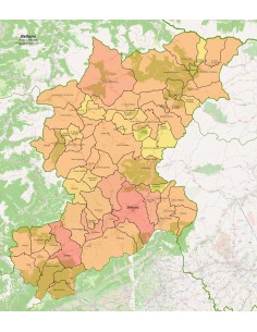 Mappa dei comuni della provincia di Belluno pdf 2