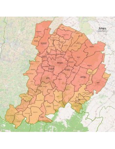 Mappa dei comuni della provincia di Bologna pdf 2