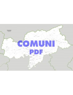 Mappa dei comuni della provincia di Bolzano pdf